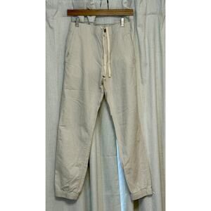 J Crew Drawstring Pants in Ivory